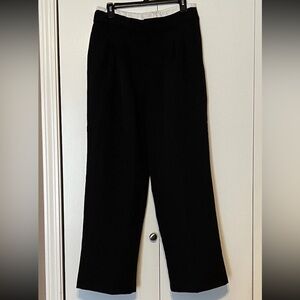 No Boundaries Double Waistband Twill Trousers Womens Black Size M